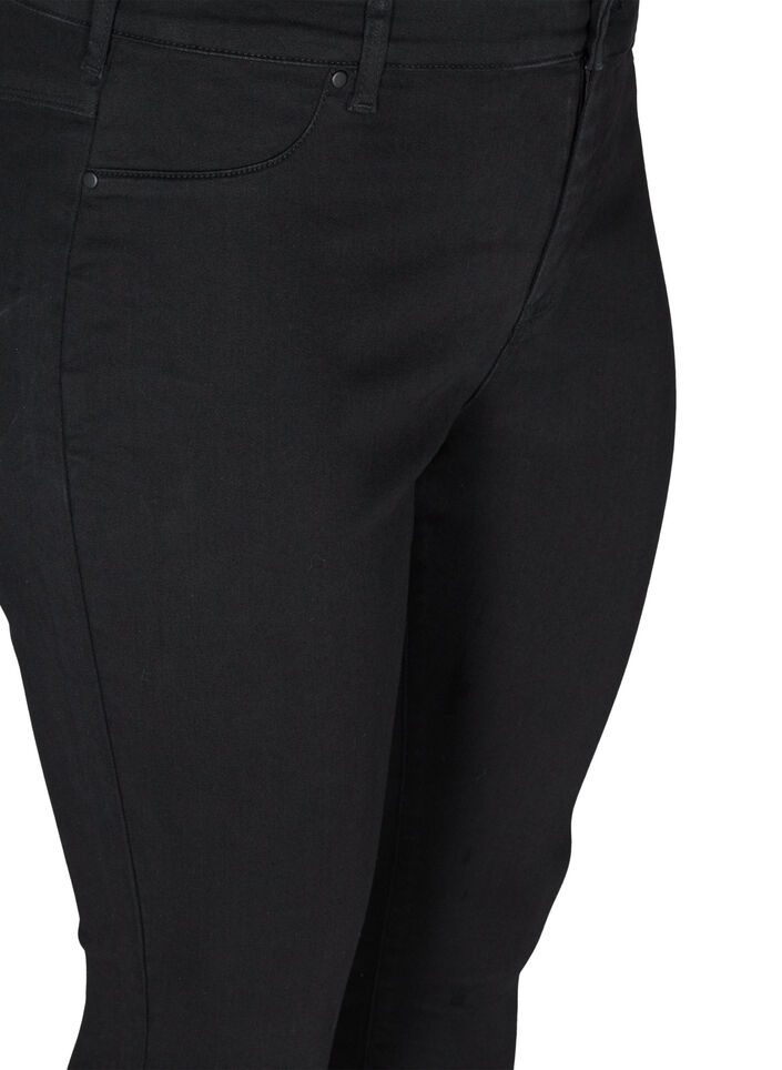 Jegginsy z mieszanki bawelny, Black, Packshot image number 2