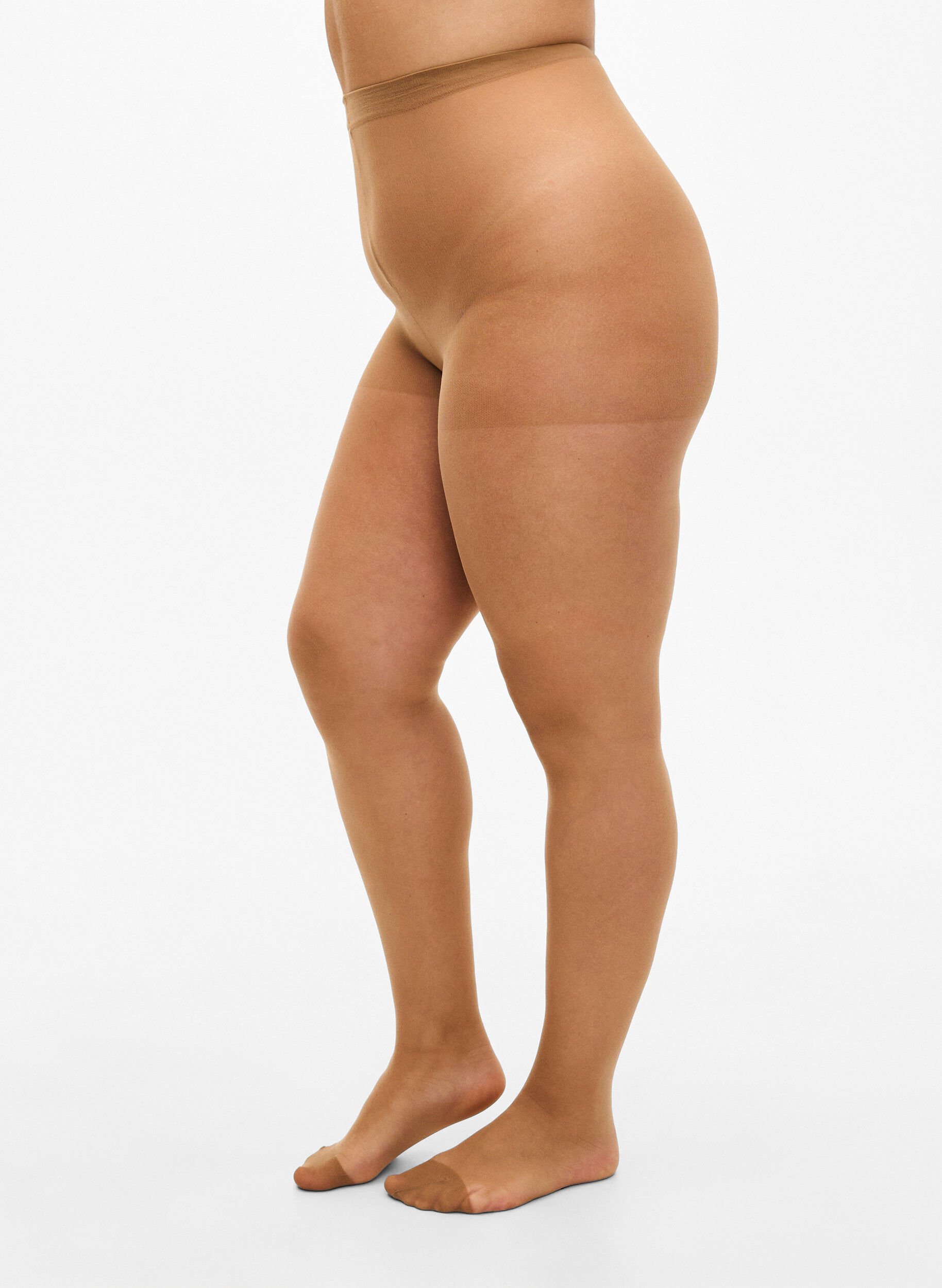 Zizzi2-pack rajstopy o gestosci 20 DEN, Clear, Model image number 0