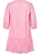 Jacquard A-line dress with ruffles, Cashmere Rose, Packshot image number 1