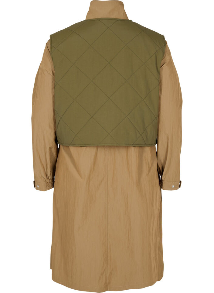 Parka z odpinanym bezrekawnikiem, Ermine w. Grape Leaf, Packshot image number 1