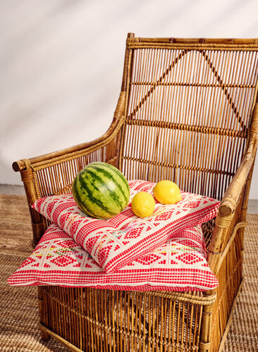 Poszewka na poduszke z haftowanym wzorem, Orange Comb, Image image number 0