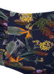 High-waisted bikini bottoms with floral print, Night Sky Flower, Packshot image number 2