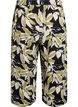 Spodnie culotte z nadrukiem, Czarne, Packshot image number 1