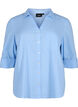 Bluzka koszulowa z zapieciem na guziki, Serenity, Packshot image number 0