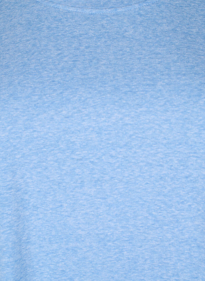 Melanzowa koszulka z krótkim rekawem, Niebieskie, Packshot image number 2