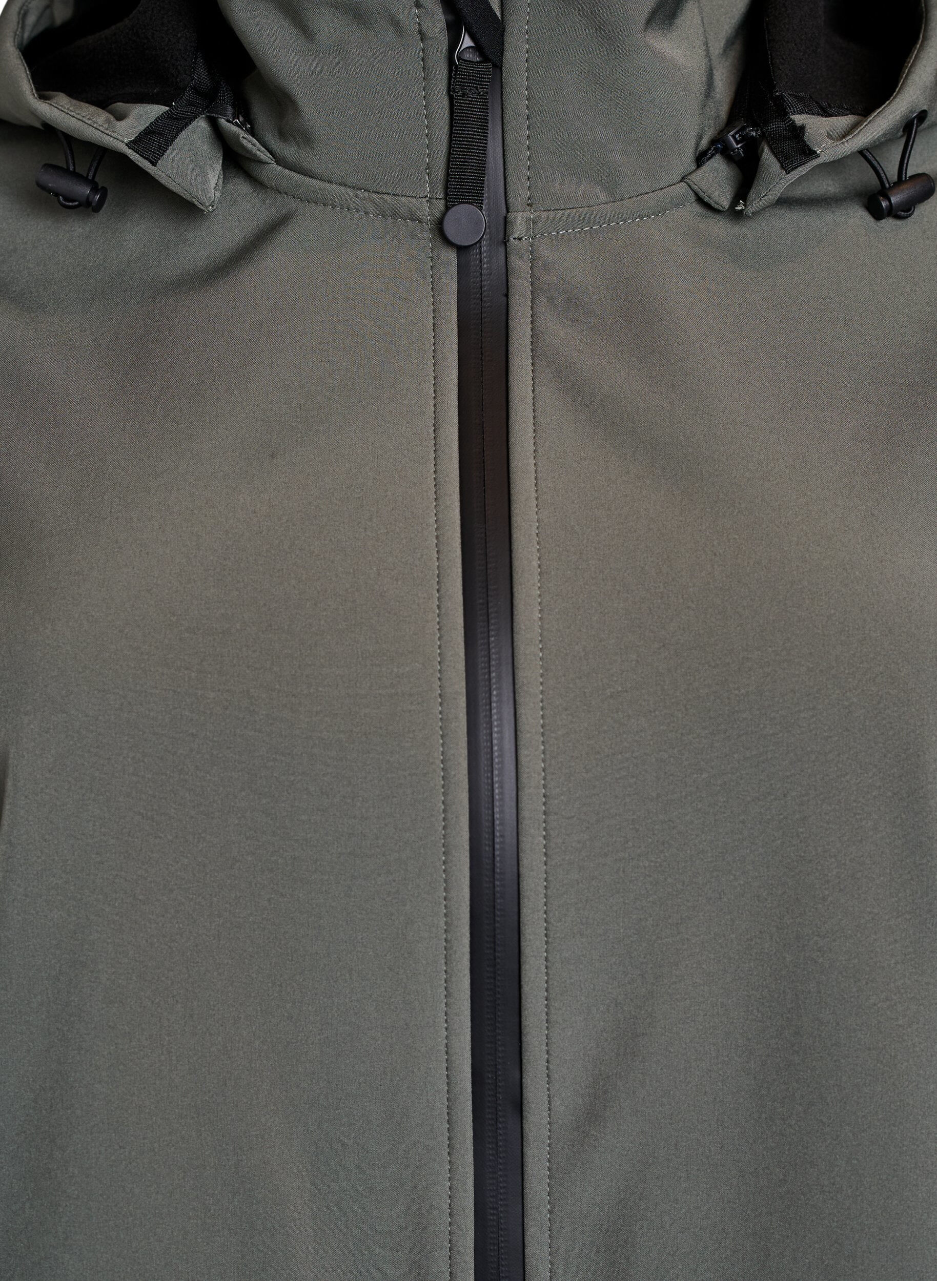 ZizziKurtka softshell z odpinanym kapturem, Ciemnoszary, Packshot image number 2