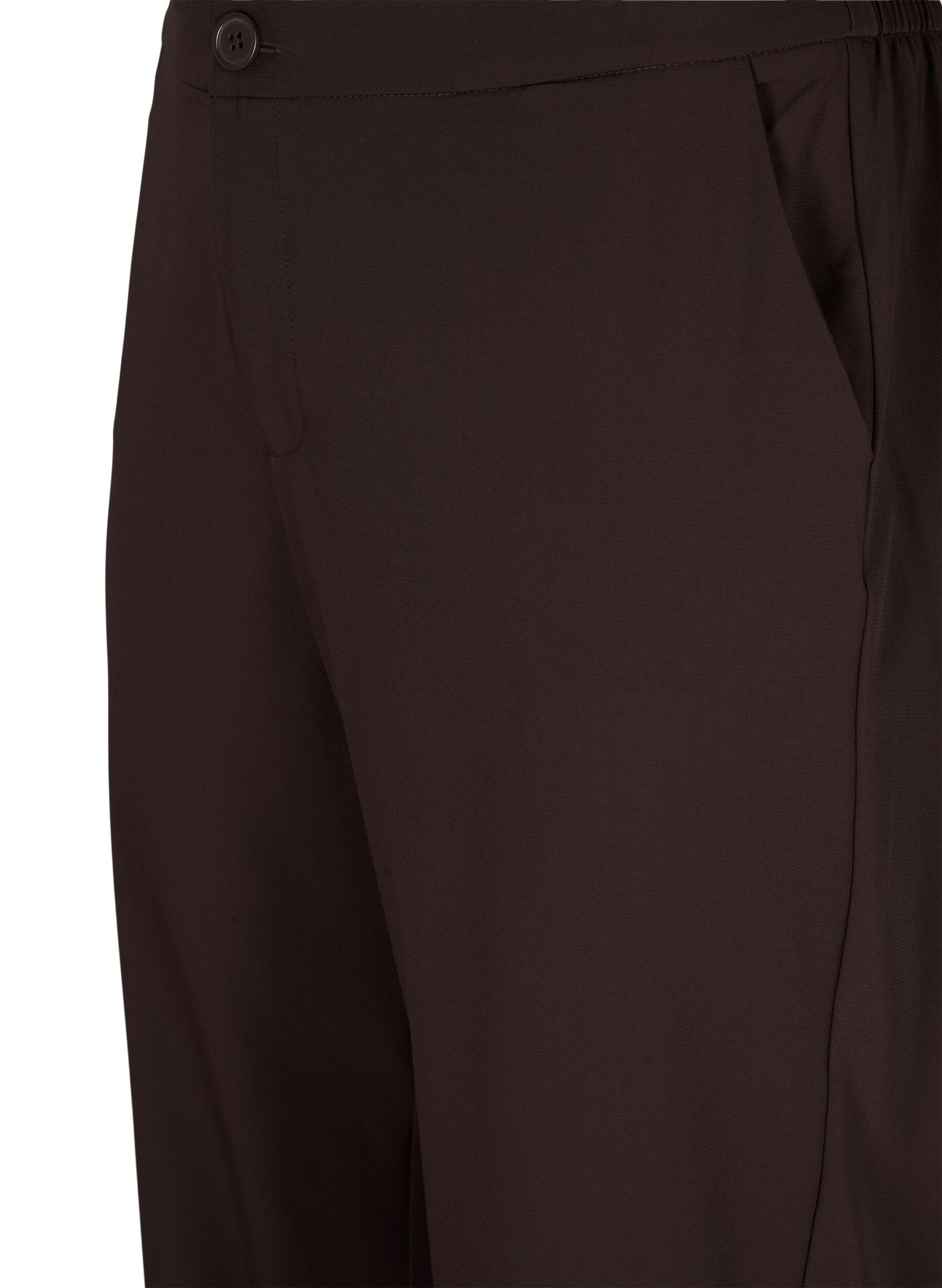 Zizzi Classic trousers with pockets, Java, Packshot image number 2