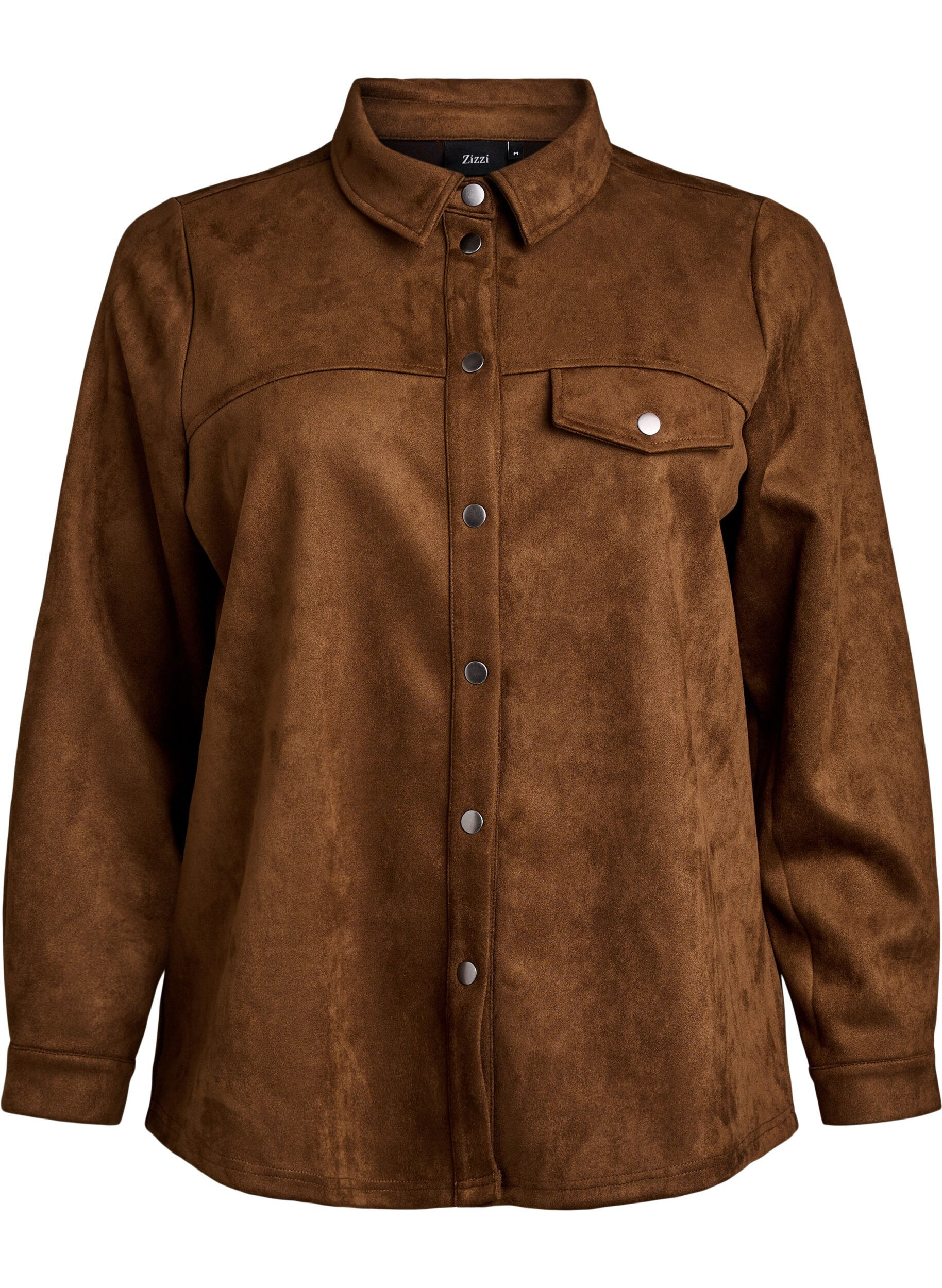 Koszula z imitacji zamszu