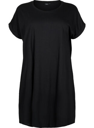 2-pack bawelniana sukienka z krótkimi rekawami, Black/Black, Packshot image number 2