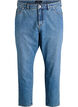 Jeansy Mille typu mom fit z wysokim stanem, Niebieskie, Packshot image number 0