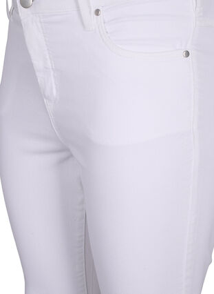 Bardzo waskie jeansy Amy z wysokim stanem, White, Packshot image number 2