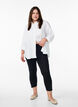 Legginsy o dlugosci 3/4 z guzikami, Czarne, Model image number 1