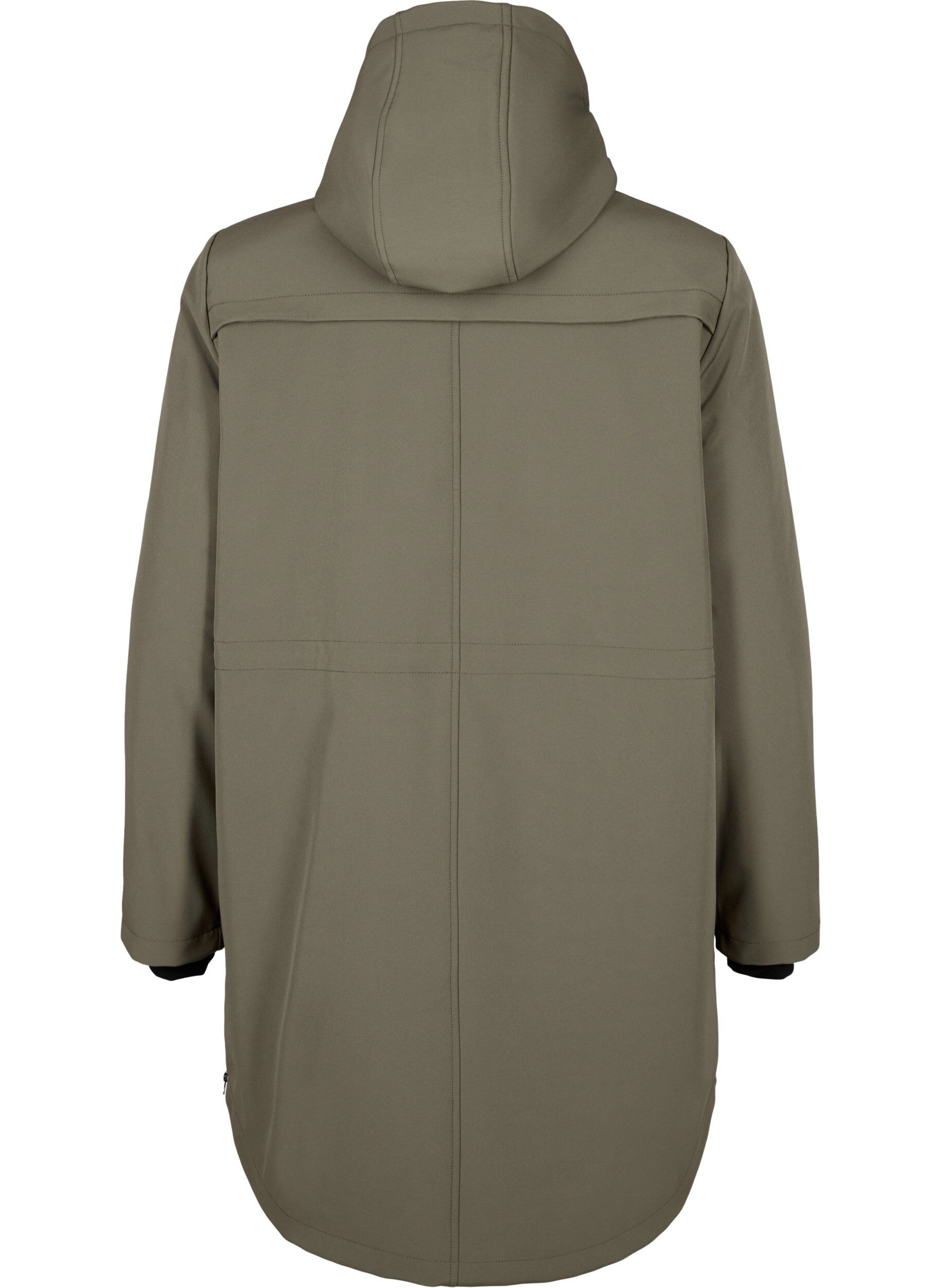 Zizzi Hydrofobowa kurtka softshell z pikowana podszewka, Zielony, Packshot image number 1
