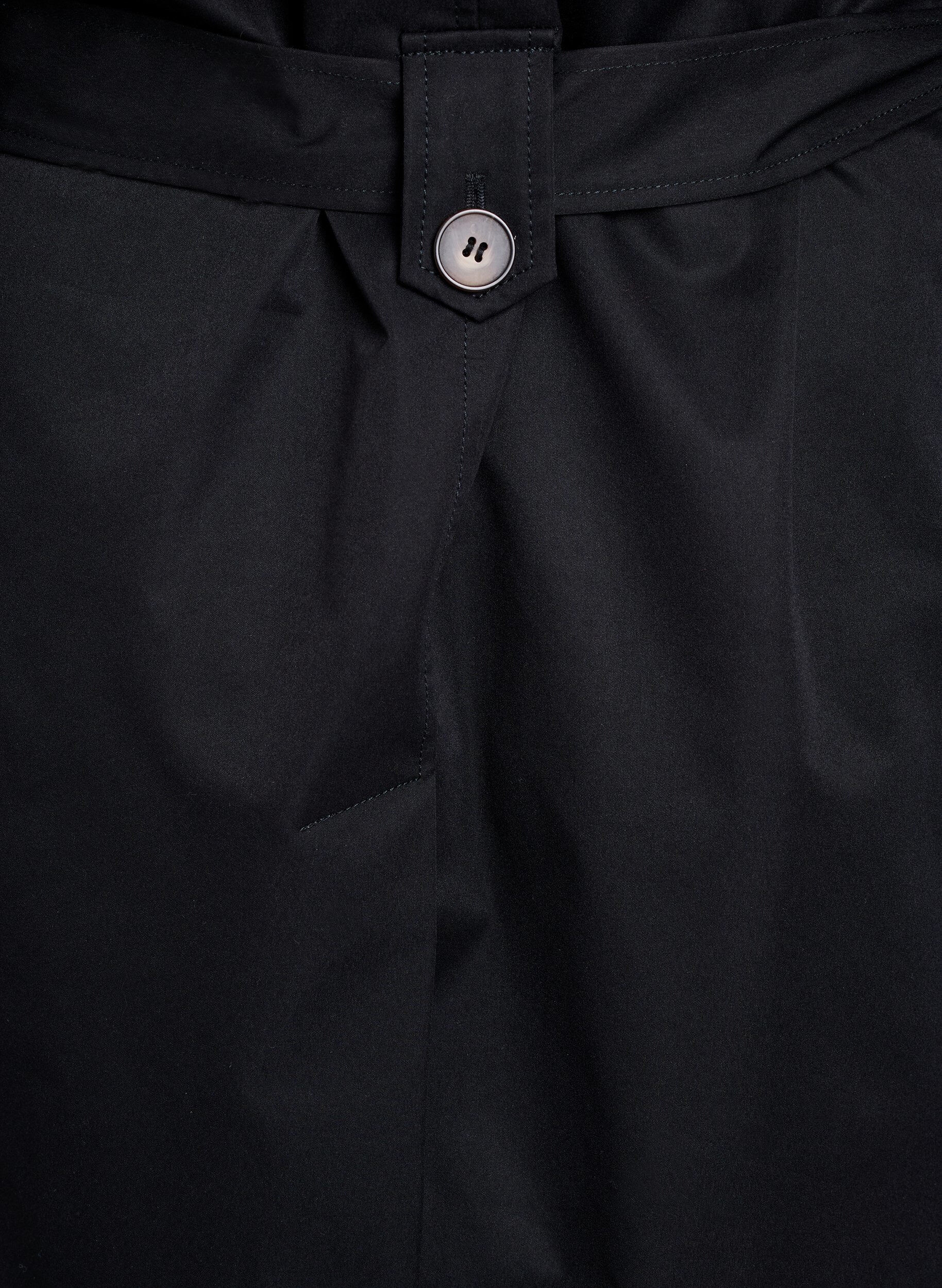 Zizzi Trencz sredniej dlugosci z paskiem, Black, Packshot image number 4