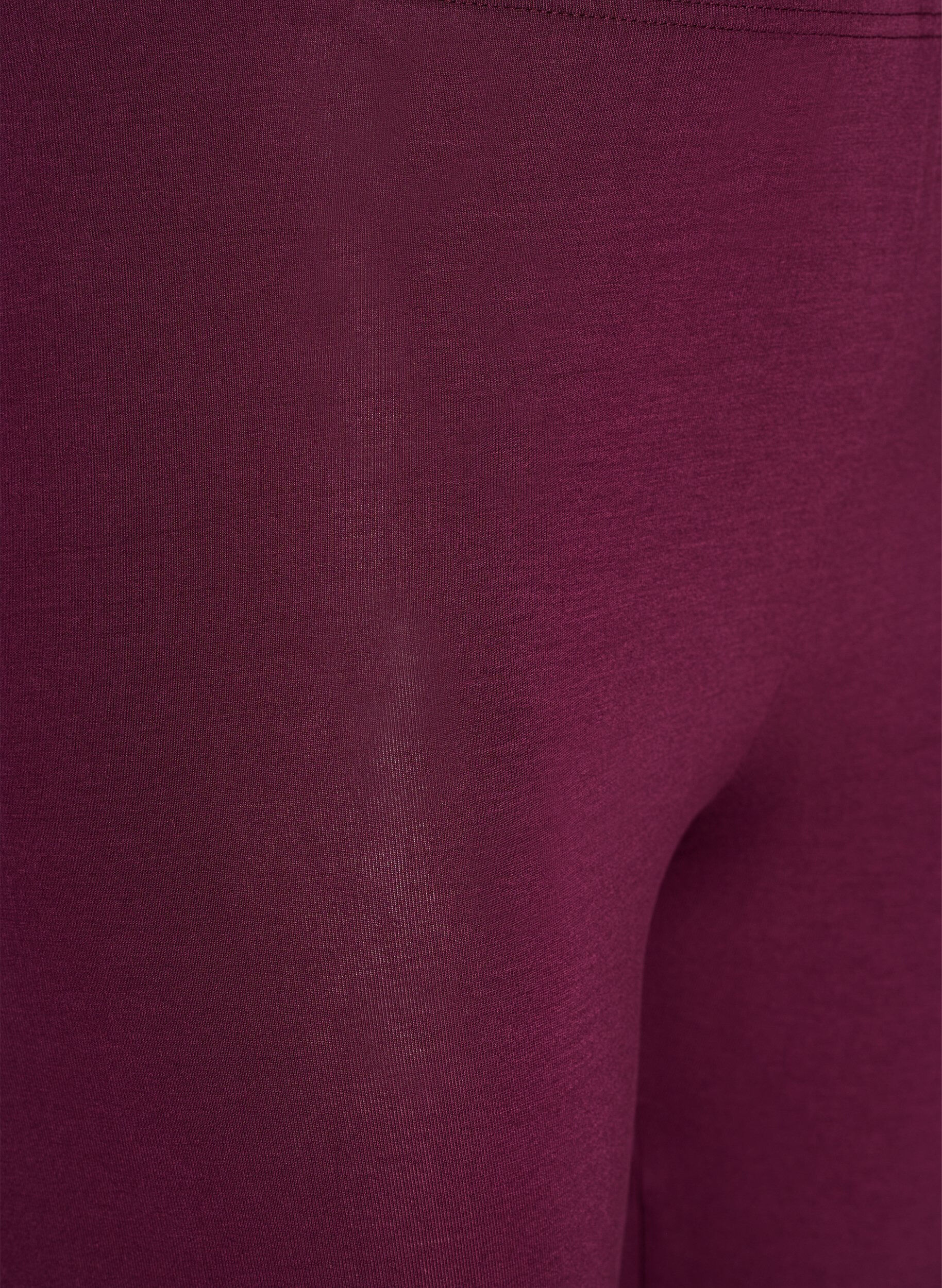 ZizziLegginsy basic z wiskozy, Czerwony, Packshot image number 2