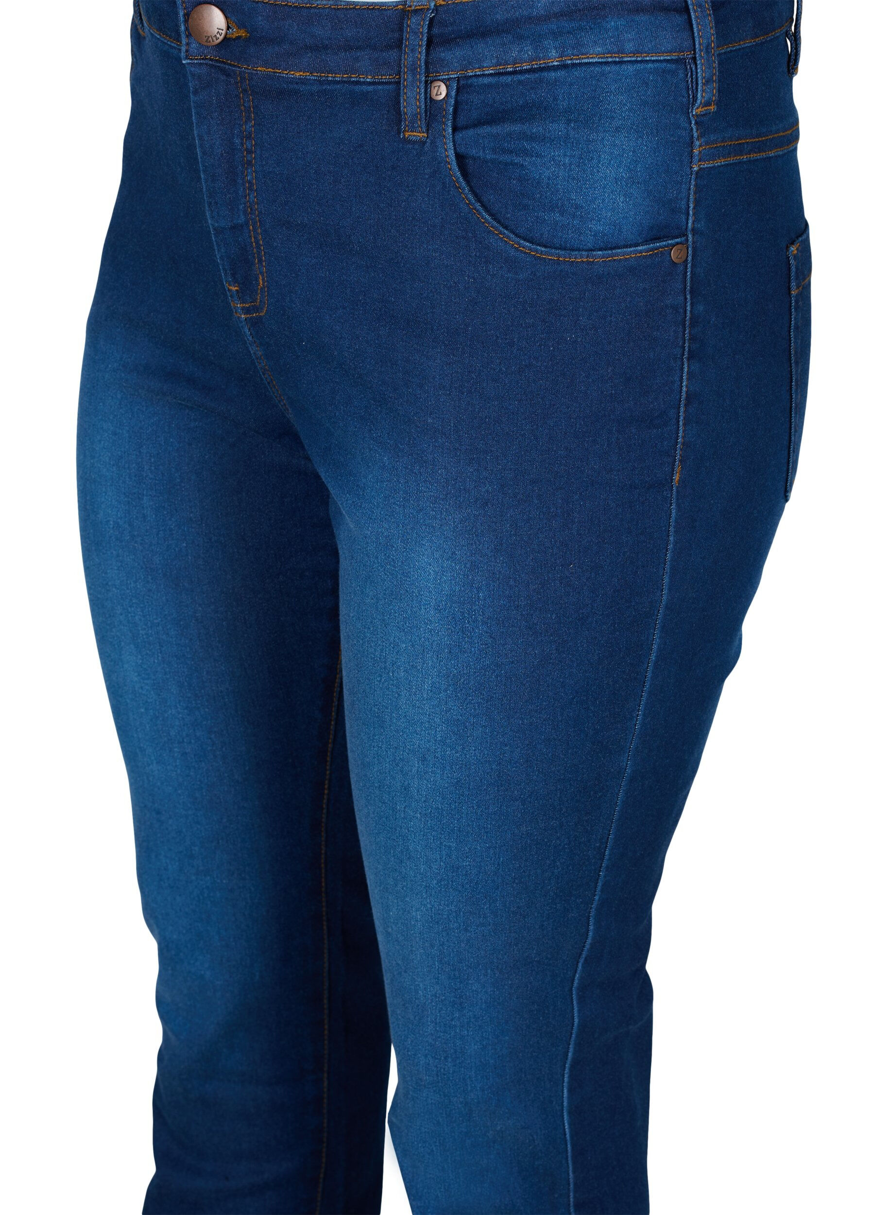ZizziJeansy Emily o dopasowanym kroju z normalnym stanem, Niebieskie, Packshot image number 2