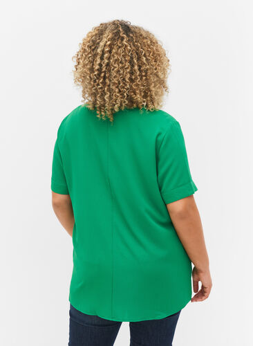 Bluzka z krótkim rekawem i dekoltem w serek, Jolly Green, Model image number 1