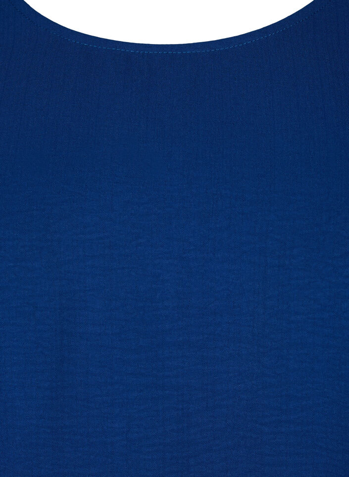 Krótka sukienka z ozdobna kokardka z tylu, Estate Blue, Packshot image number 2