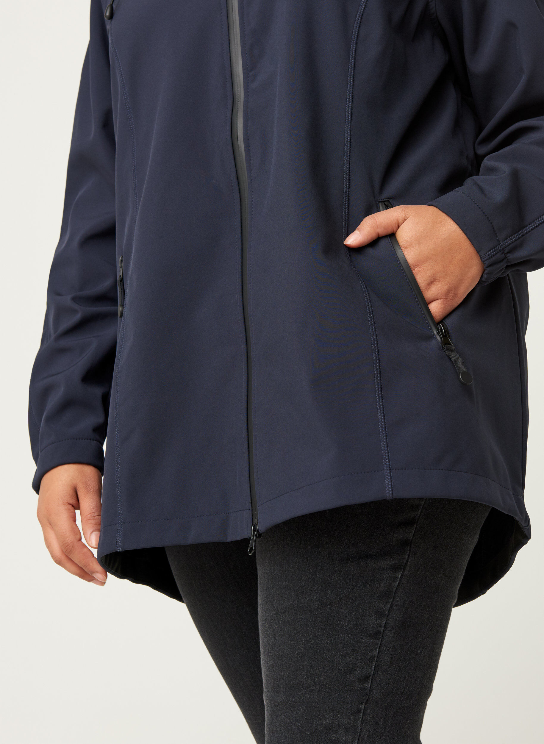 Zizzi Kurtka softshell, Night Sky, Model image number 4