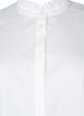 Bluzka koszulowa z kolnierzykiem z falbanami i szydelkowym paskiem, Bright White, Packshot image number 2