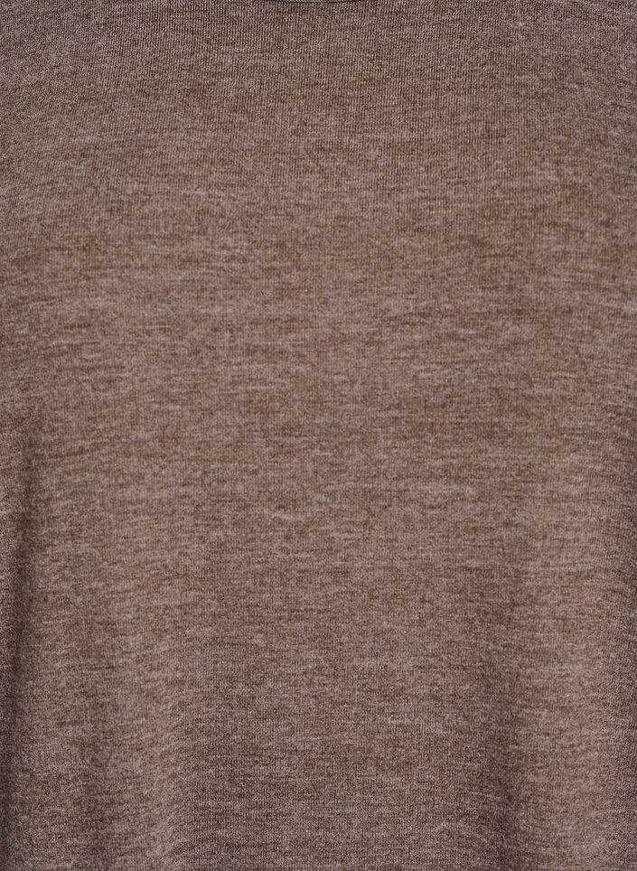 Flash – bluzka dresowa z rekawami 3/4, Brązowy, Packshot image number 2