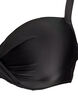 G&oacute;ra od bikini z fiszbinami i drapowaniem, Czarne, Packshot image number 2