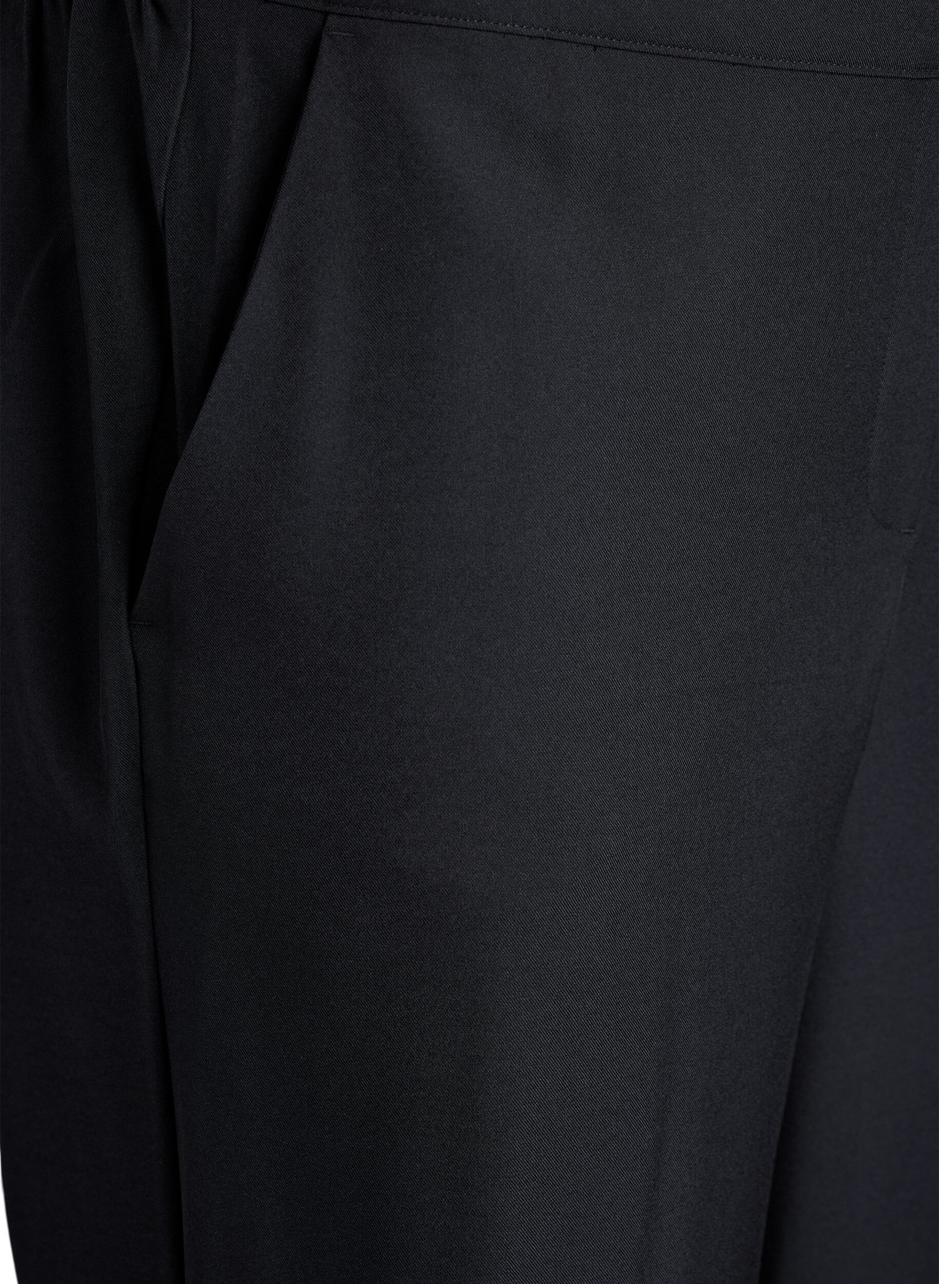 ZizziLuzne spodnie z kieszeniami, Czarne, Packshot image number 2