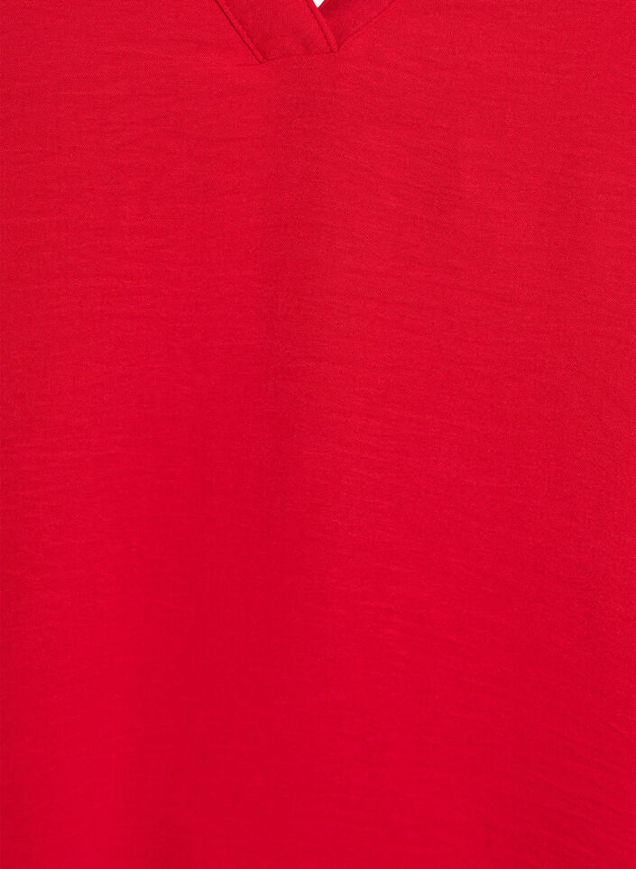 Top bez rekaw&oacute;w z marszczeniami, Czerwony, Packshot image number 2