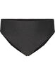 Majtki od bikini z brokatem i krojem tai, Czarne, Packshot image number 0