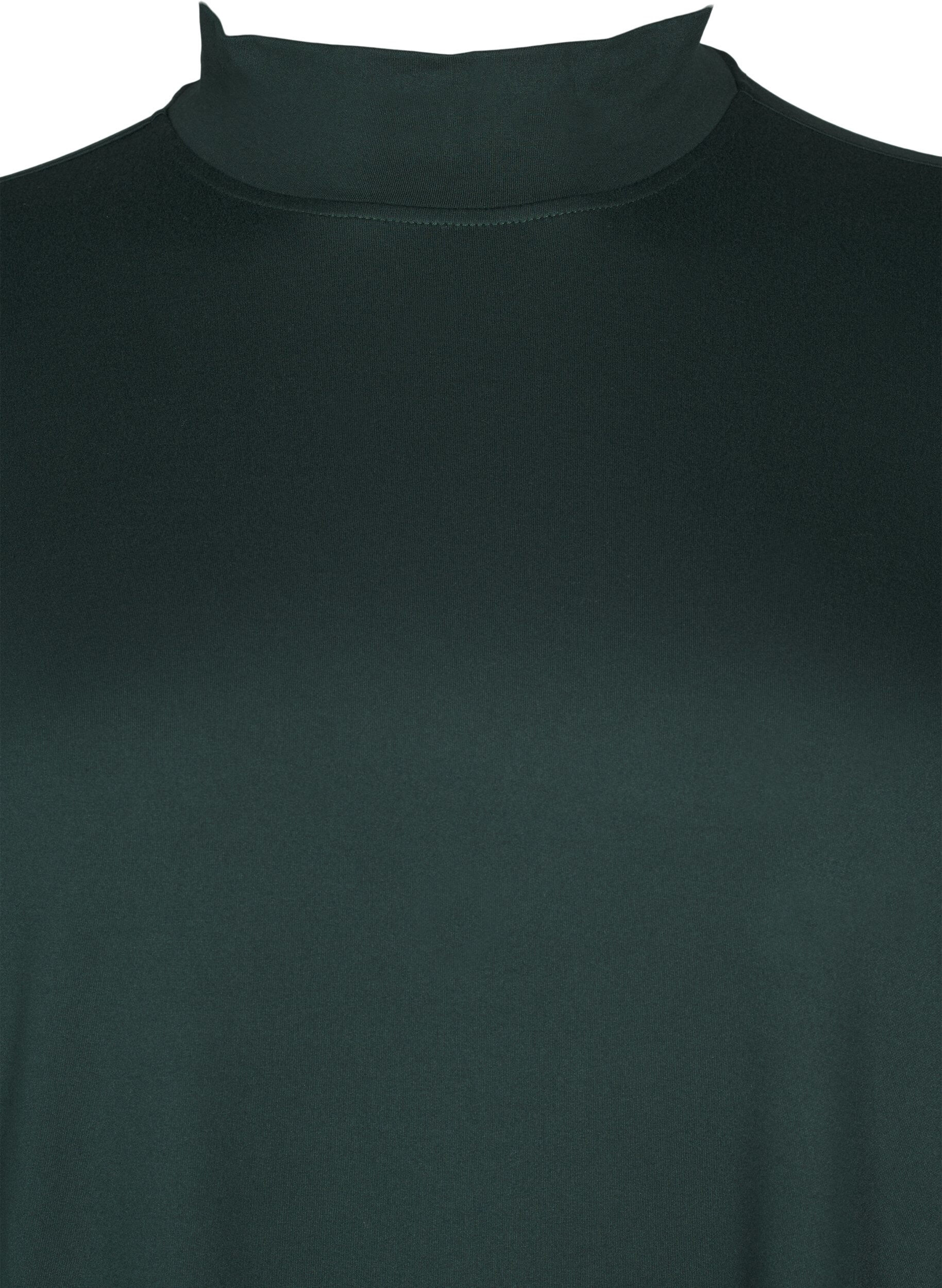 Zizzi Flash - Sukienka golf z dlugim rekawem, Zielony, Packshot image number 2