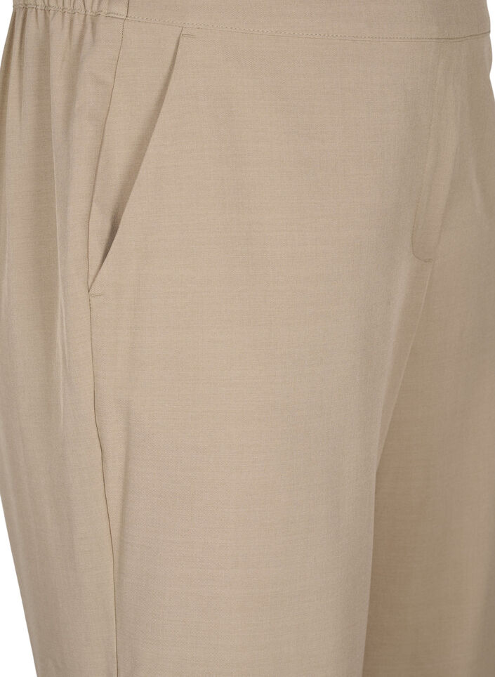 FLASH – Luzne spodnie z kieszeniami, Weathered Teak Mel, Packshot image number 2