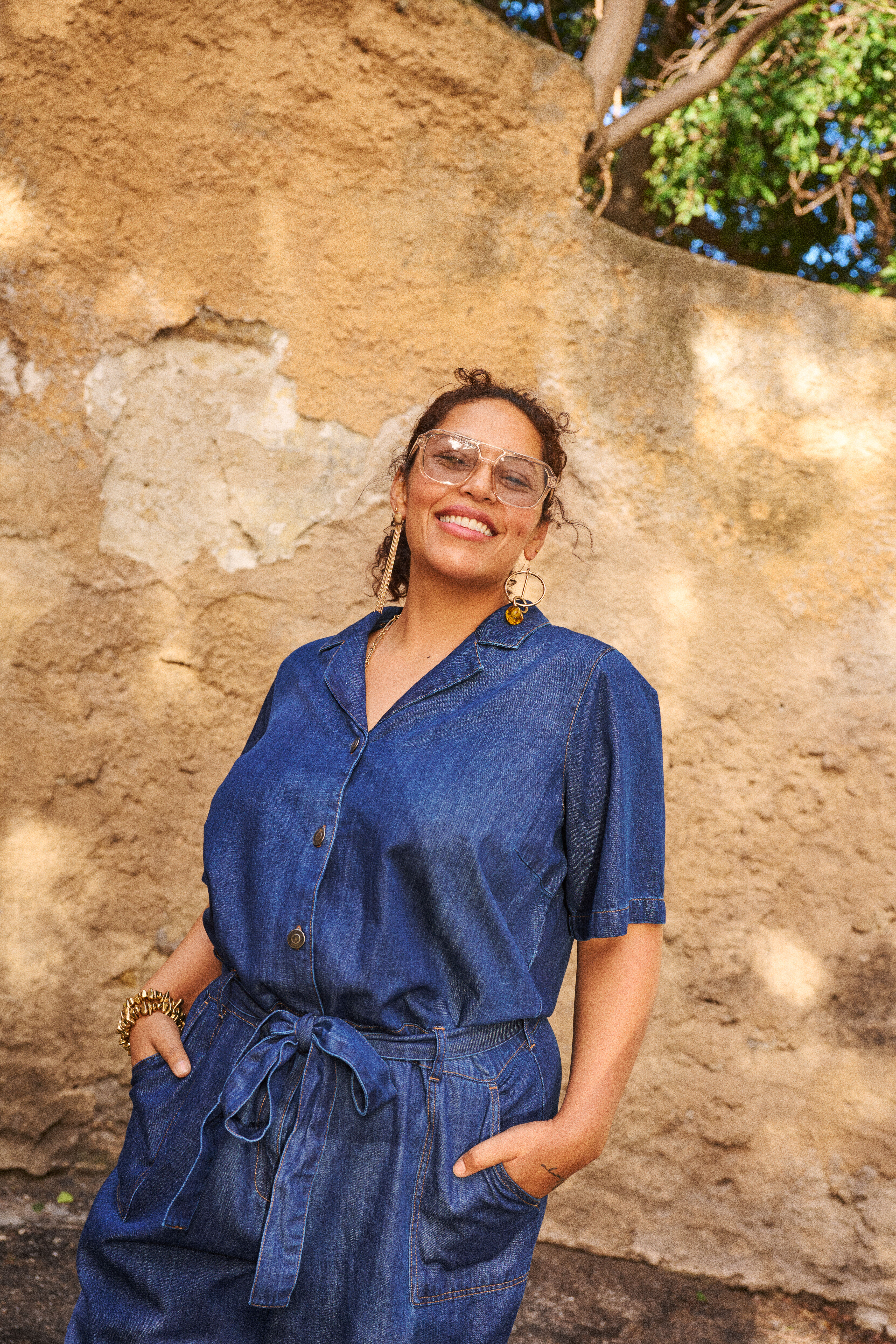 Zizzi Damski kombinezon dżinsowy, , Model