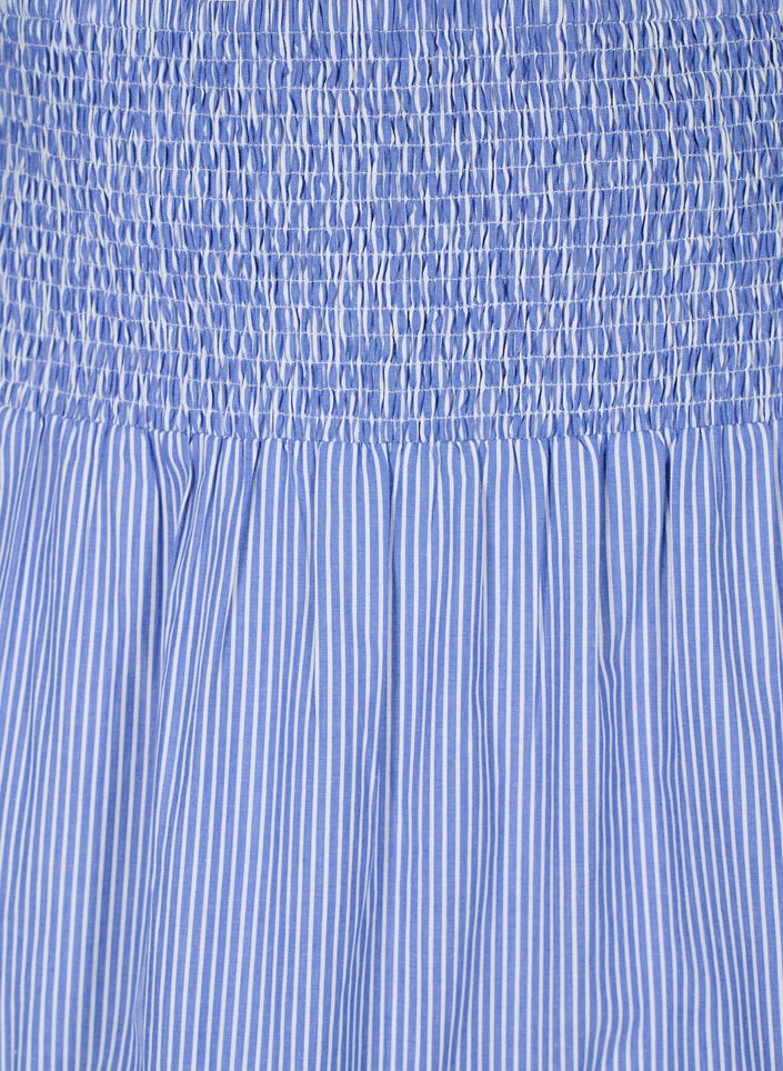 Spódnica maxi typu smock w paski, Baja Blue Stripe, Packshot image number 2