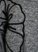 Sweter z aplikacja kwiatowa, Szary, Packshot image number 2