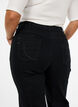 Jeansy Gemma o kroju regular fit z wysokim stanem, Czarne, Model image number 2