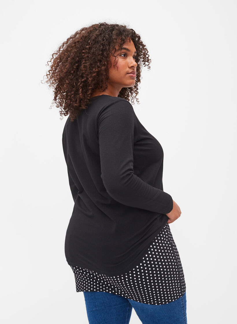 Przedluzacz topu 2-pack, Black/Black Dot, Model image number 1