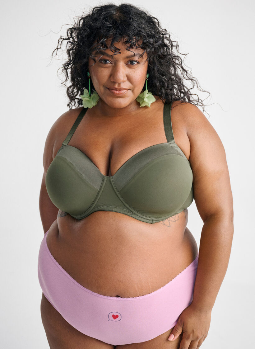 7-pak majtek typu hipster z regularnym stanem, Fioletowy, Image image number 0