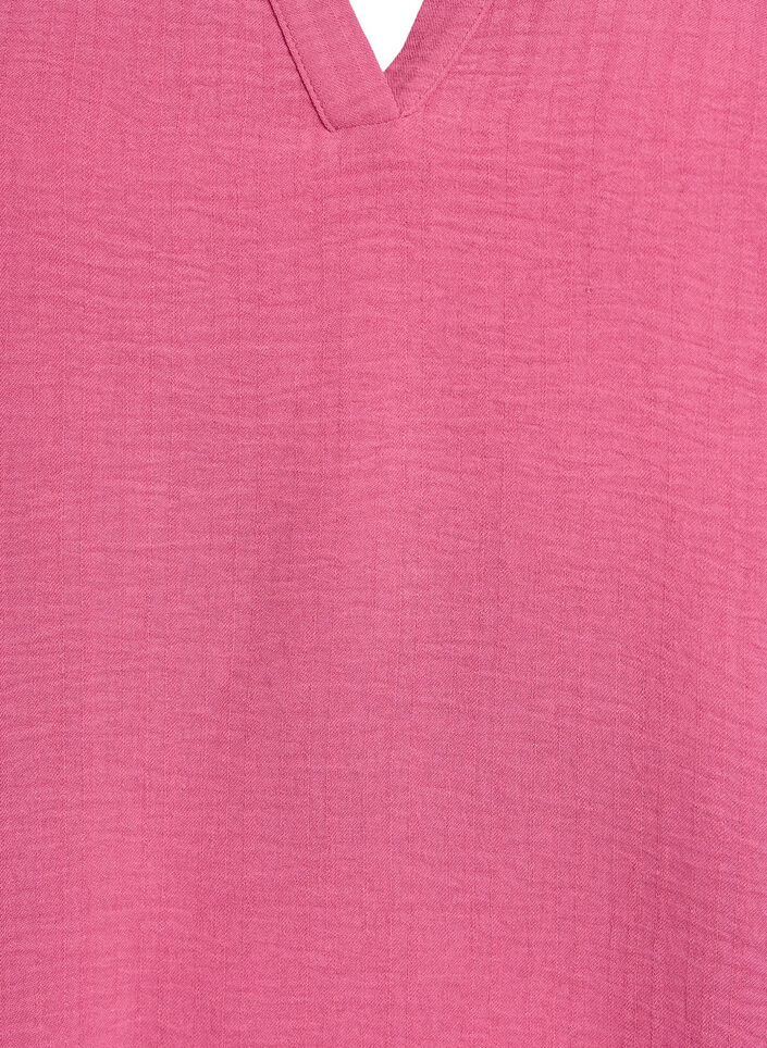 Luzna bluzka z kr&oacute;tkim rekawem, Czerwony, Packshot image number 2