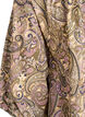 Bluzka z wiskozy z nadrukiem w paisley i wiazaniem, Ż&oacute;łty, Packshot image number 3