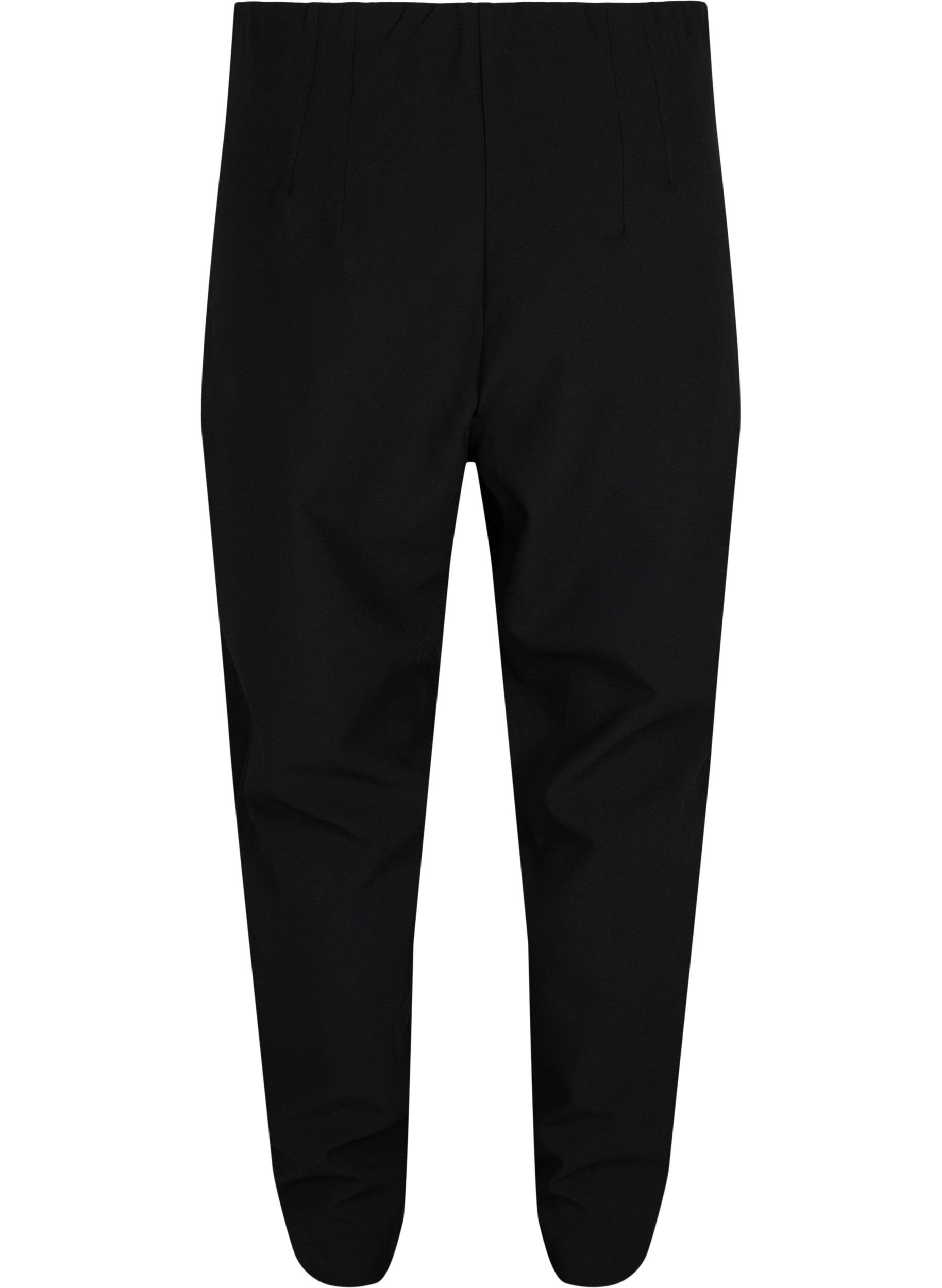 ZizziClassic high-waisted trousers, Black, Packshot image number 1