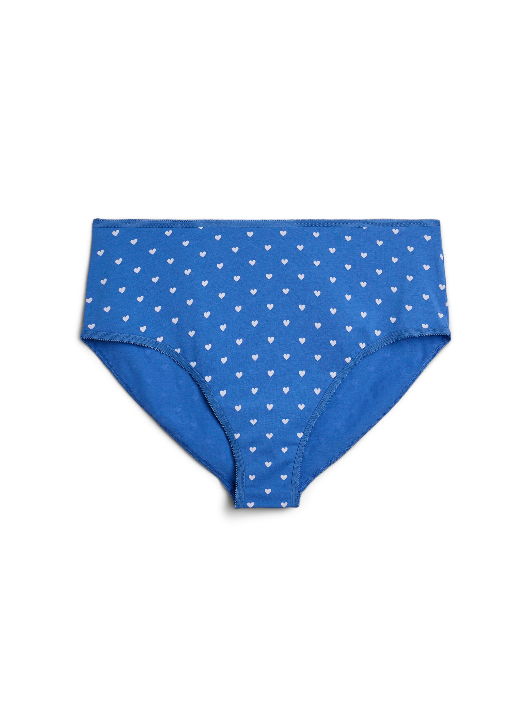 Zizzi Majtki z regularnym stanem 7-pack, Wielokolorowy, Packshot image number 3