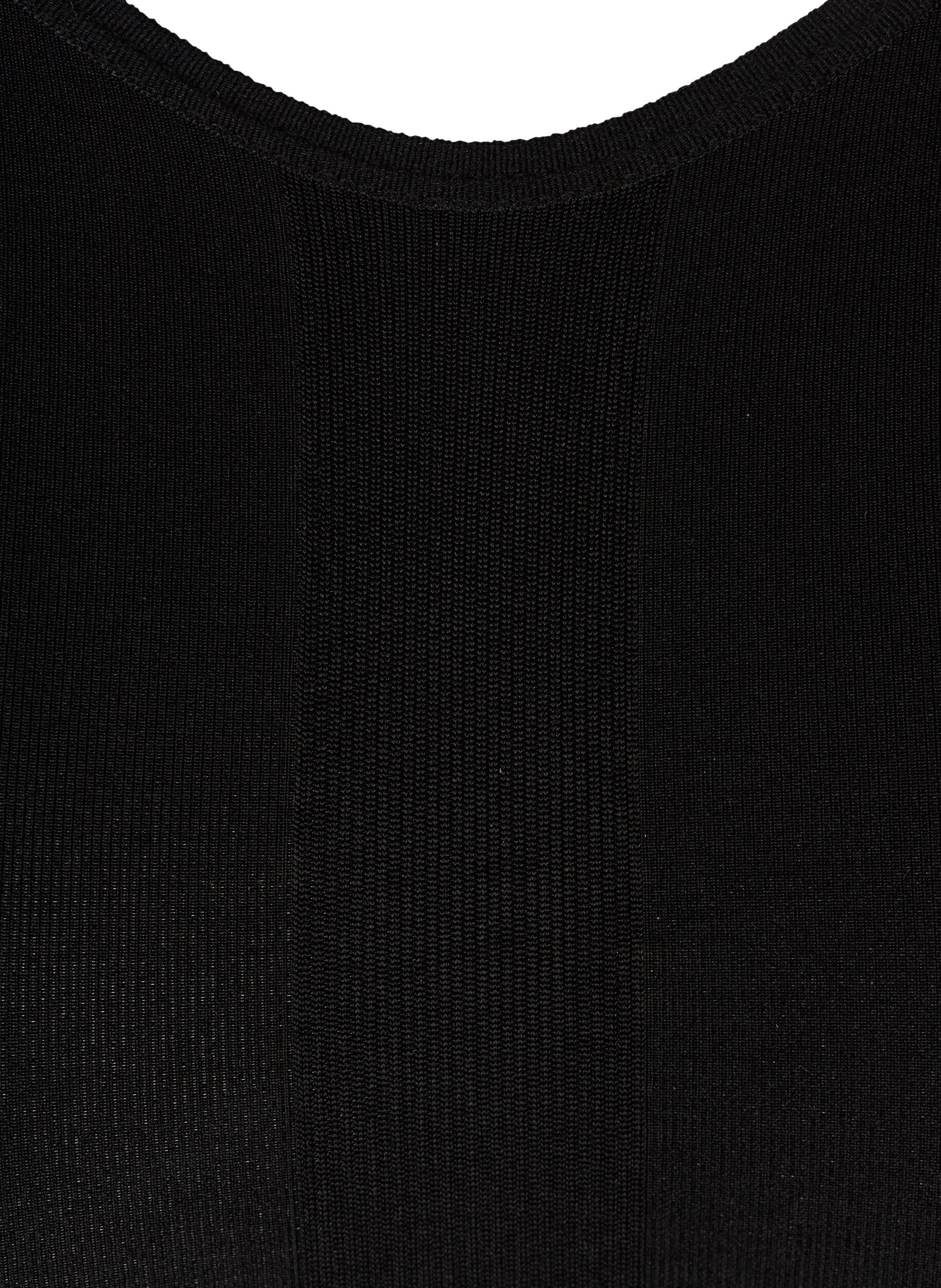 ZizziTop modelujacy z szerokimi ramiaczkami, Czarne, Packshot image number 2