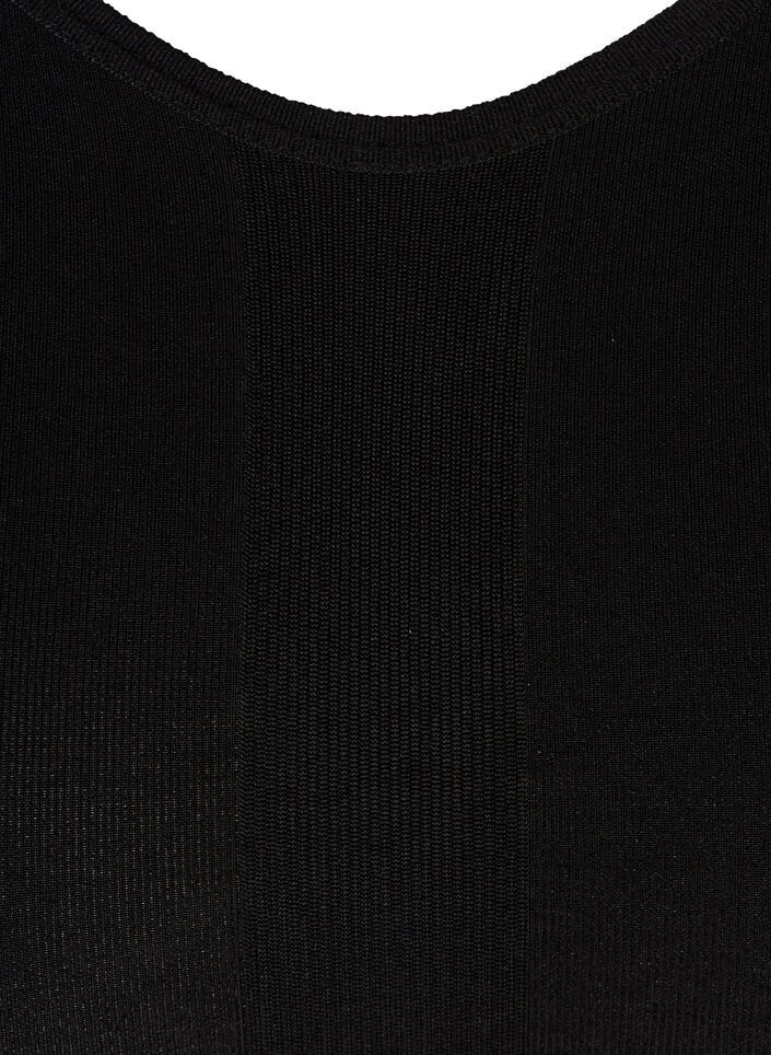 Top modelujacy z szerokimi ramiaczkami, Czarne, Packshot image number 2