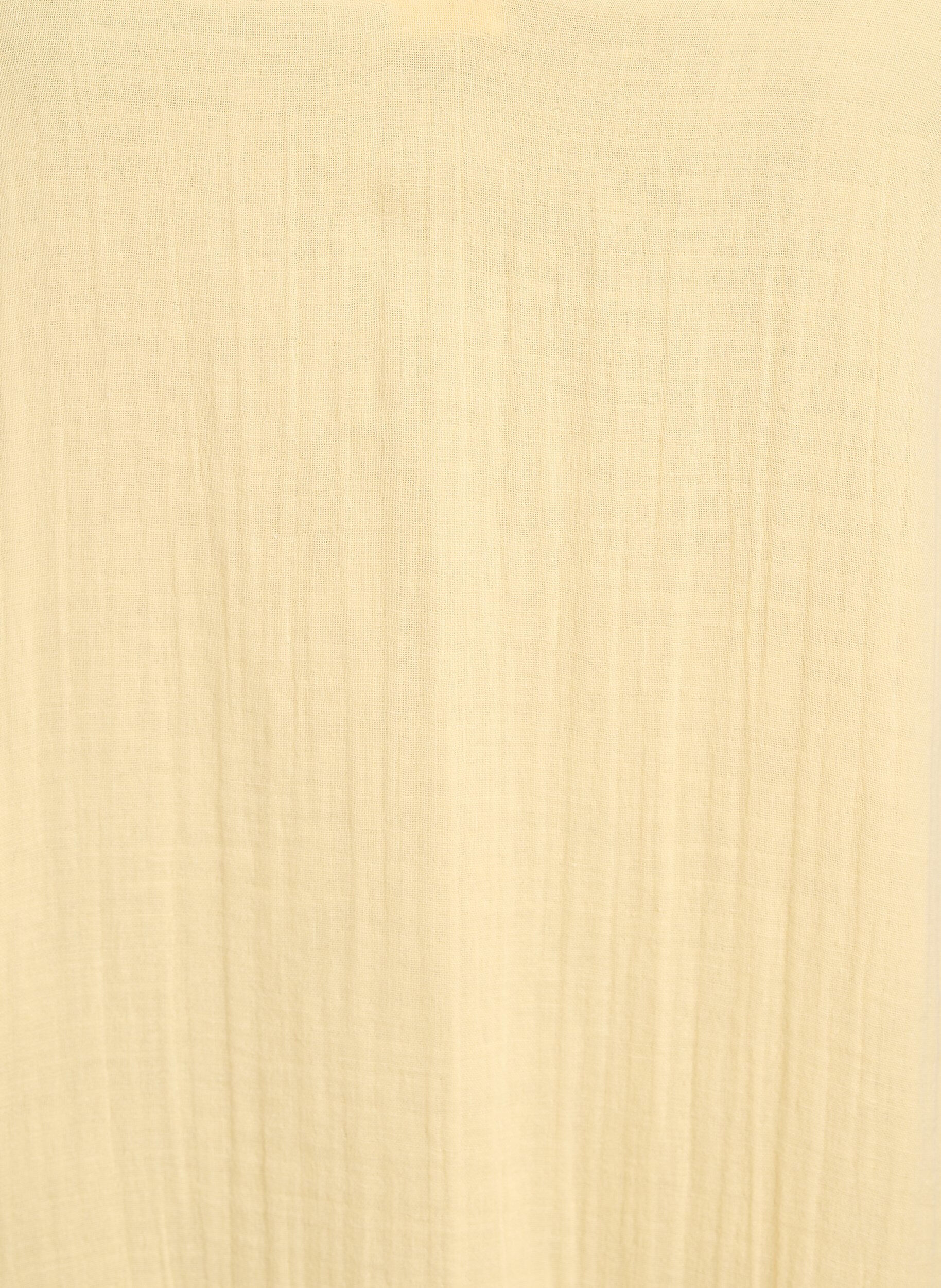 ZizziKr&oacute;tka sukienka o linii A z bawelnianego muslinu, Ż&oacute;łty, Packshot image number 2