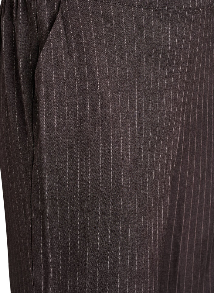 Spodnie z szerokimi nogawkami i wysokim stanem, Brązowy, Packshot image number 2