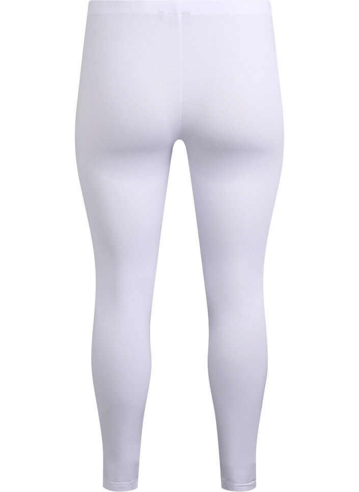 Legginsy basic z wiskozy, Biały, Packshot image number 1