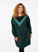 Dluga bluza dresowa w kolorowe bloki, Scarab Color Block, Model image number 0