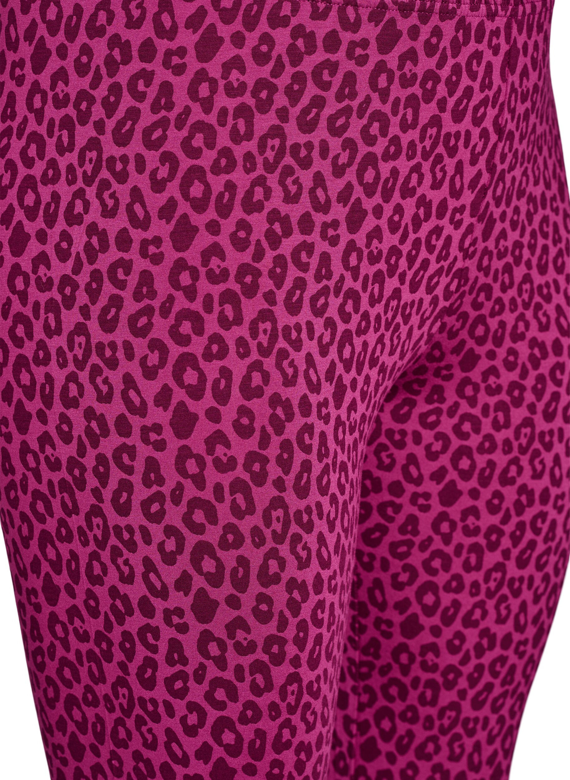 Zizzi Legginsy do kostek z wiskozy, R&oacute;żowy, Packshot image number 2
