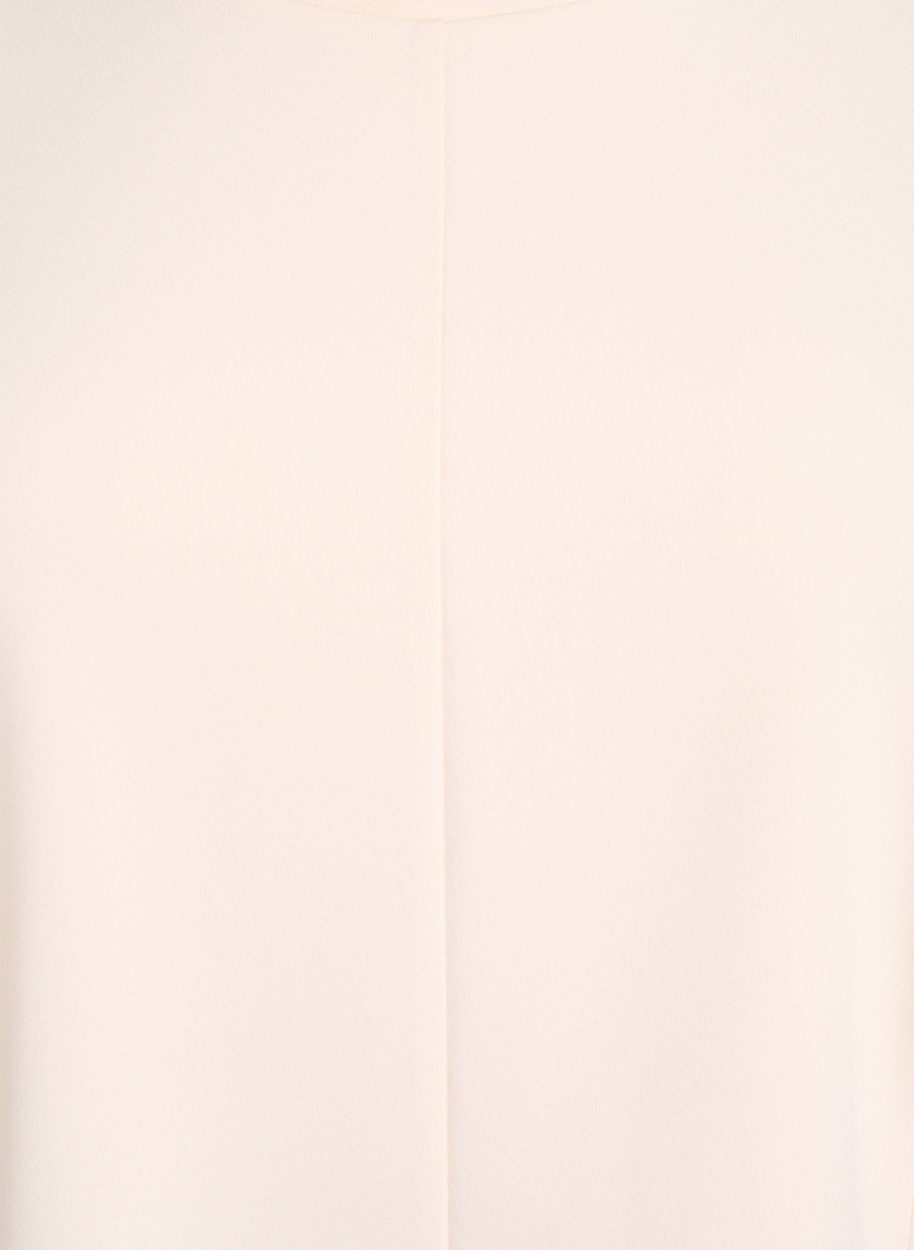 Zizzi Bluzka z kr&oacute;tkim rekawem i klinami modelujacymi sylwetke, Beżowy, Packshot image number 2