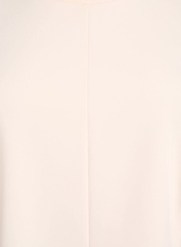 Bluzka z krótkim rekawem i klinami modelujacymi sylwetke, Beżowy, Packshot image number 2